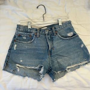 Abercrombie and Fitch Mid-Rise Boyfriend Jean Shorts